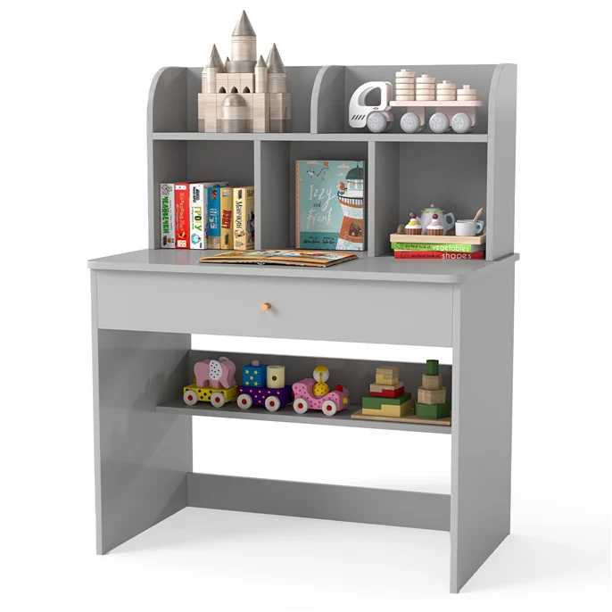 HONEY JOY Kids Wooden Study Desk - Image 9