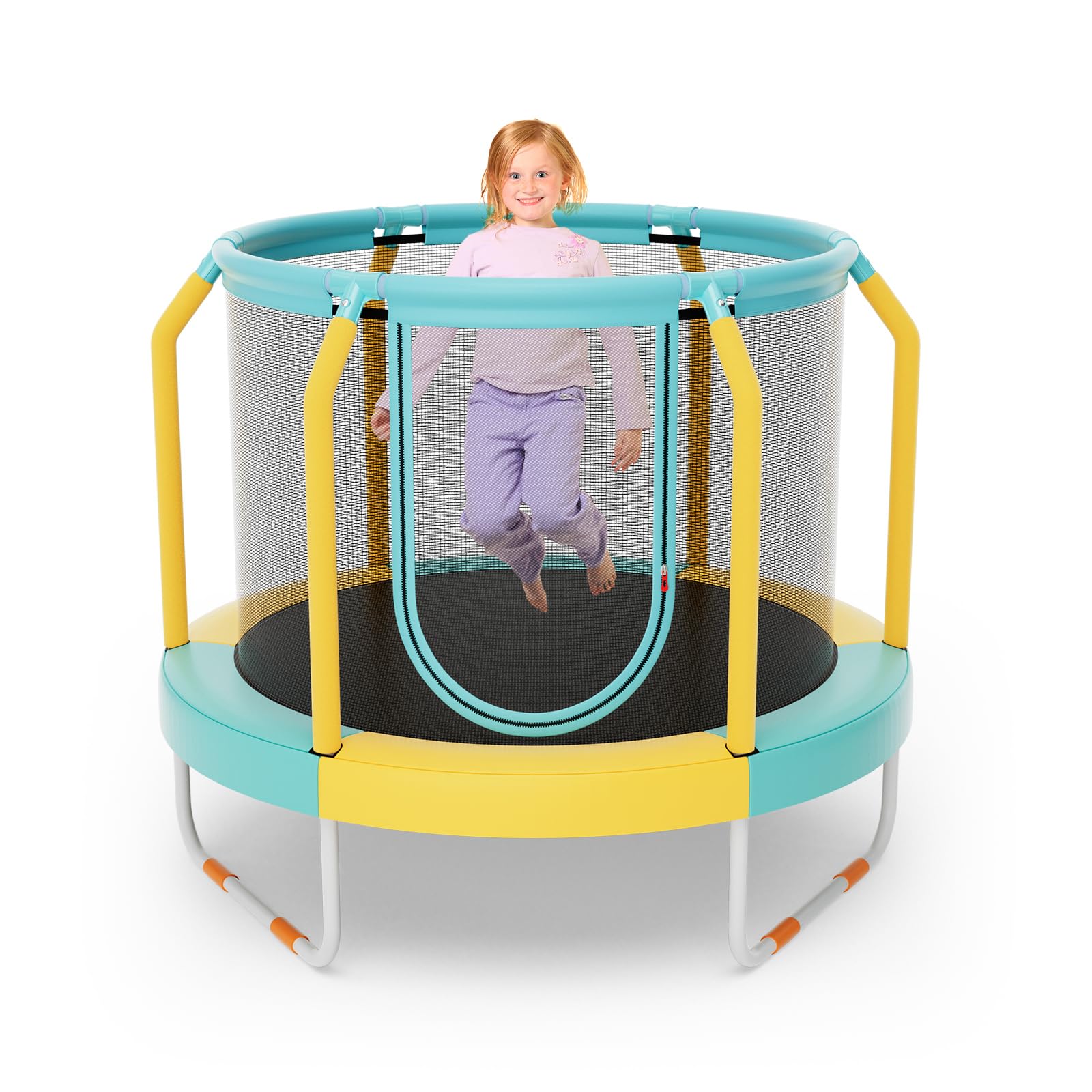 HONEY JOY Mini Trampoline with Enclosure - Image 8
