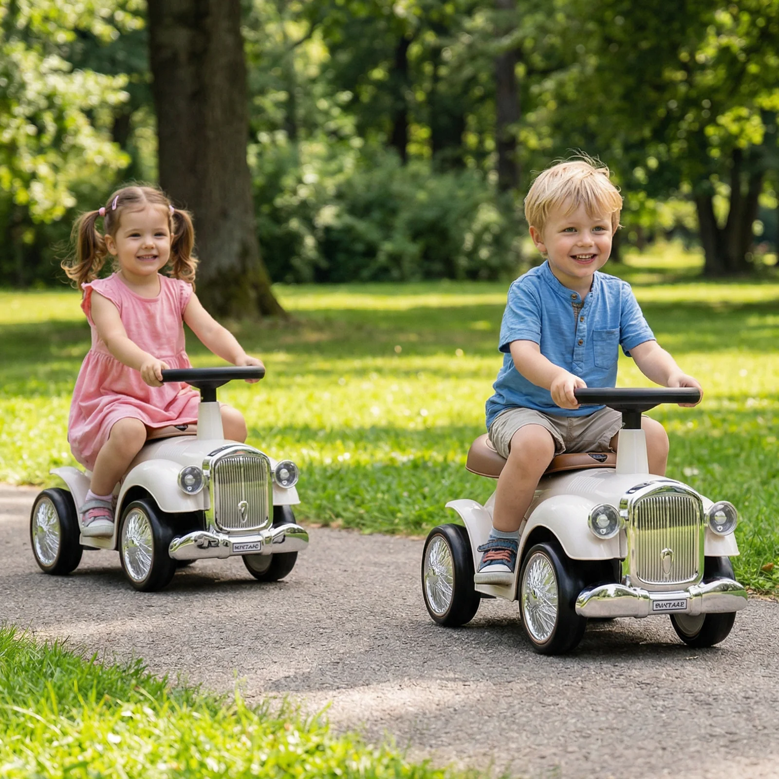 HONEY JOY Retro Kids Ride-on Toy - Image 9