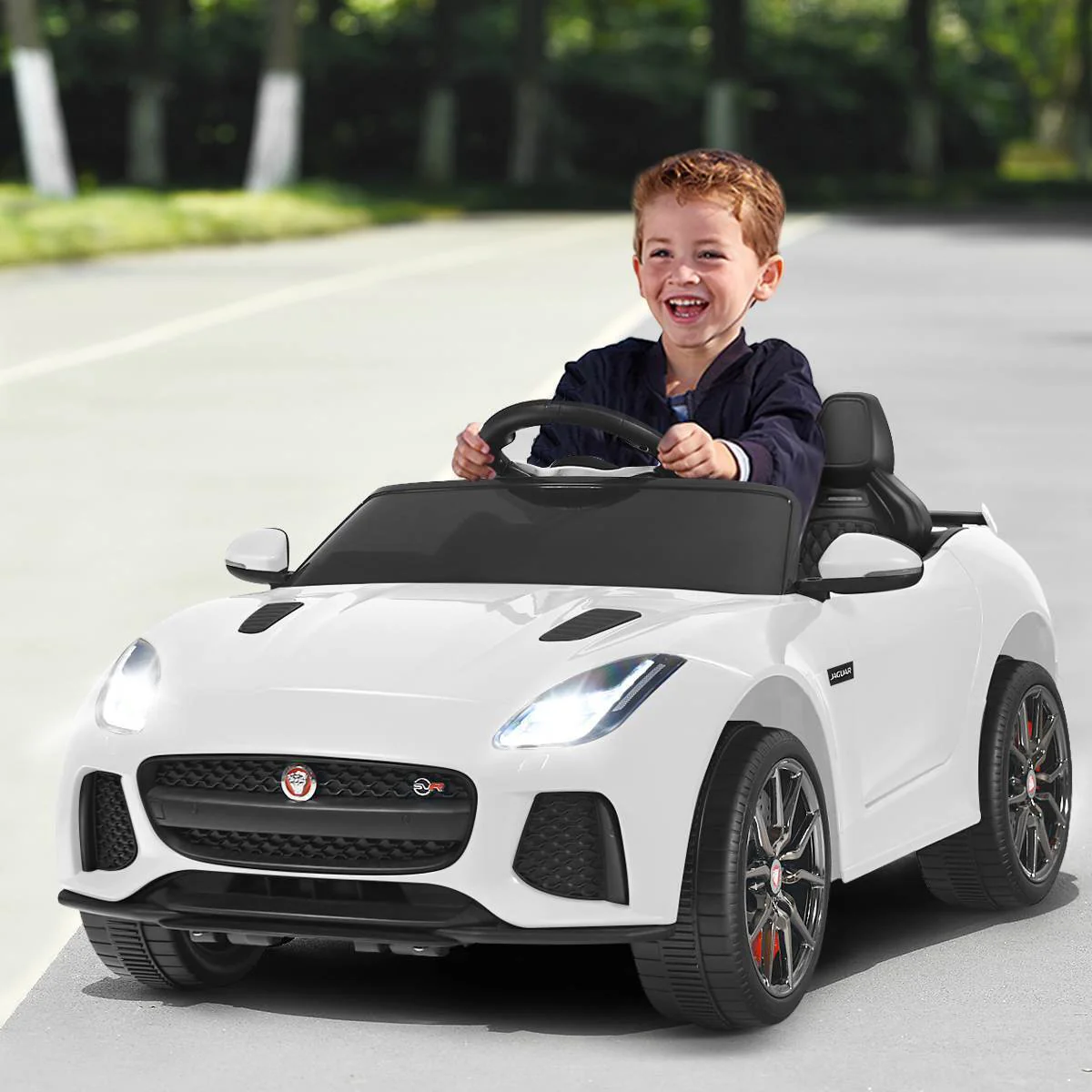 HONEY JOY Ride On Car 12V Licensed Jaguar F-Type SVRBattery Powered Ride on Toy - Image 10
