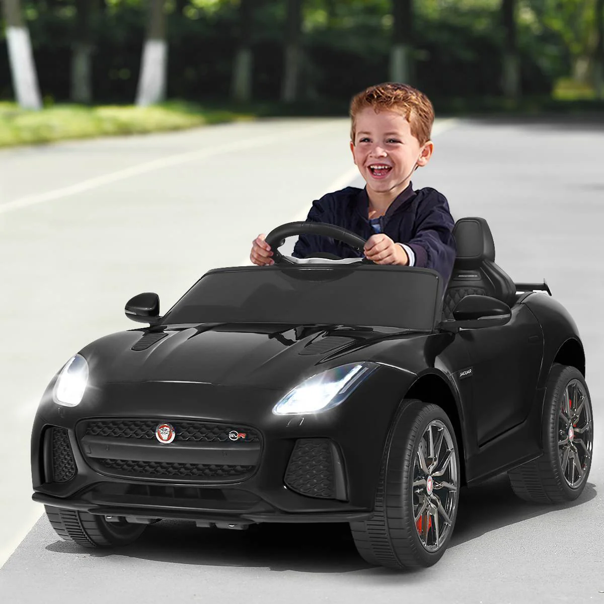 HONEY JOY Ride On Car 12V Licensed Jaguar F-Type SVRBattery Powered Ride on Toy - Image 11