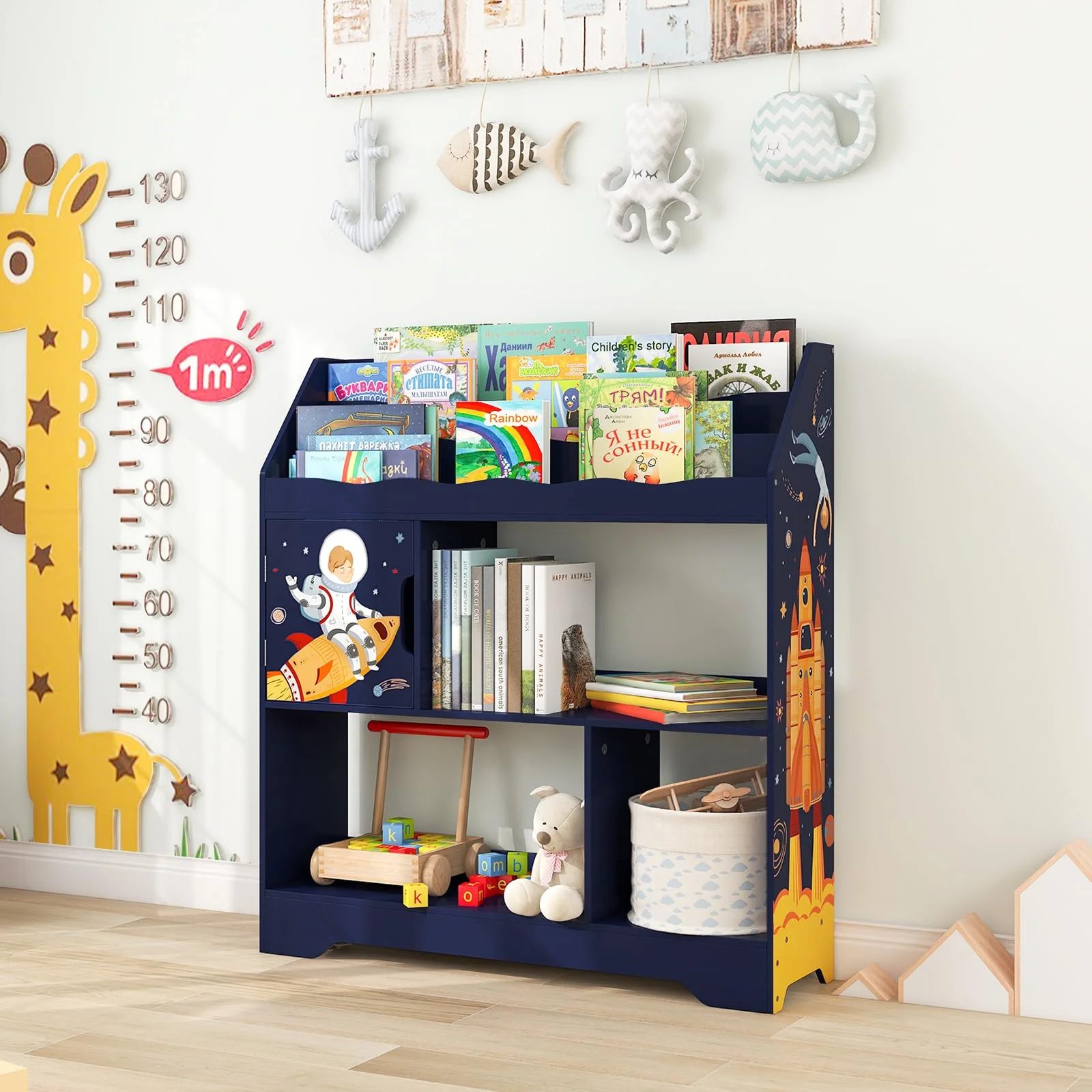 HONEY JOY Toy Storage Organiser Display Stand - Image 9