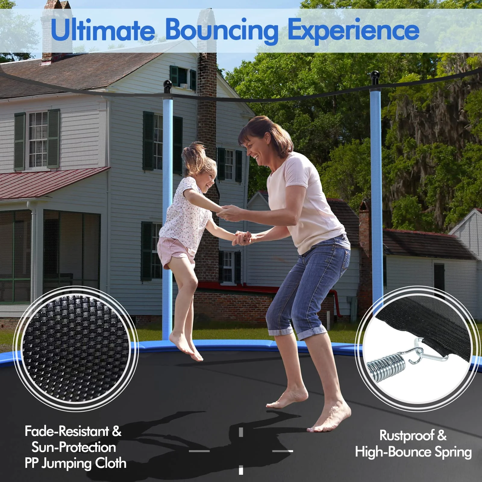 HONEY JOY Trampoline for Kids Adults - Image 5