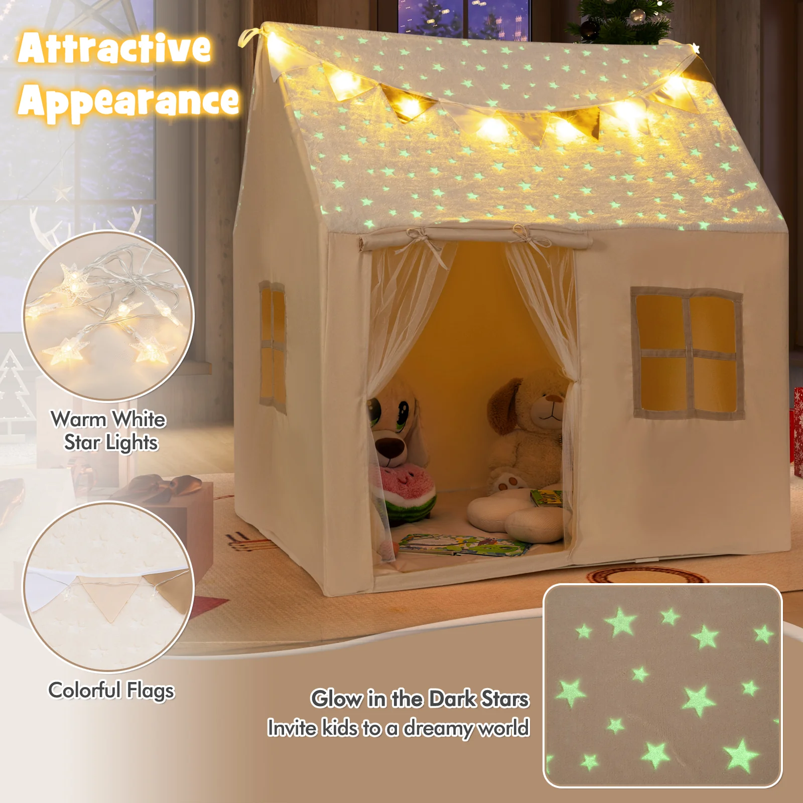 Indoor Washable Bed Tent for Boys and Girls Aged 3+ Years Old - Image 6