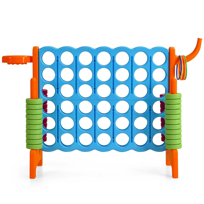 Jumbo 4-to-Score Giant Game Set for Kids with Basketball Hoop - Image 7