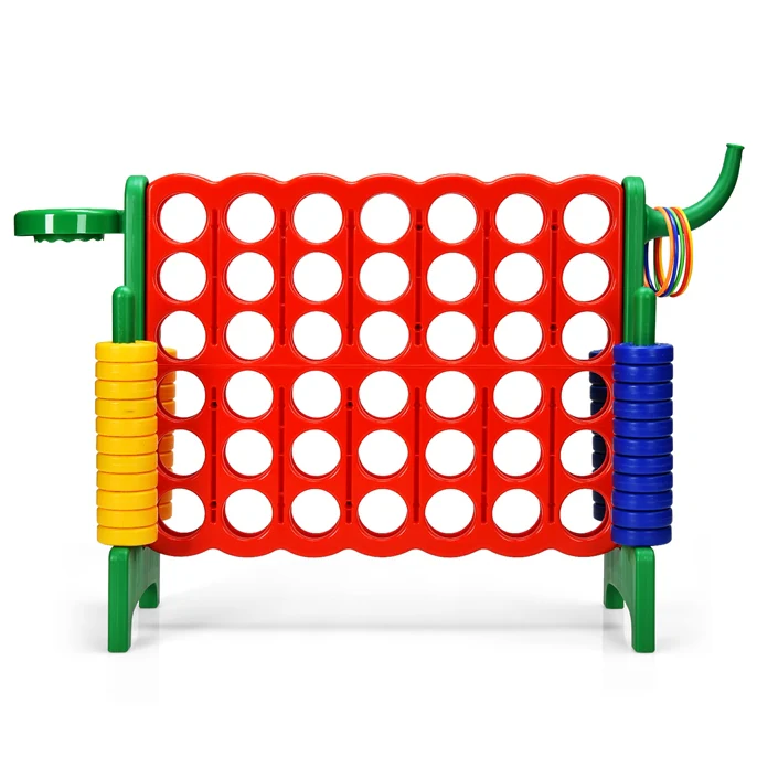 Jumbo 4-to-Score Giant Game Set for Kids with Basketball Hoop - Image 8