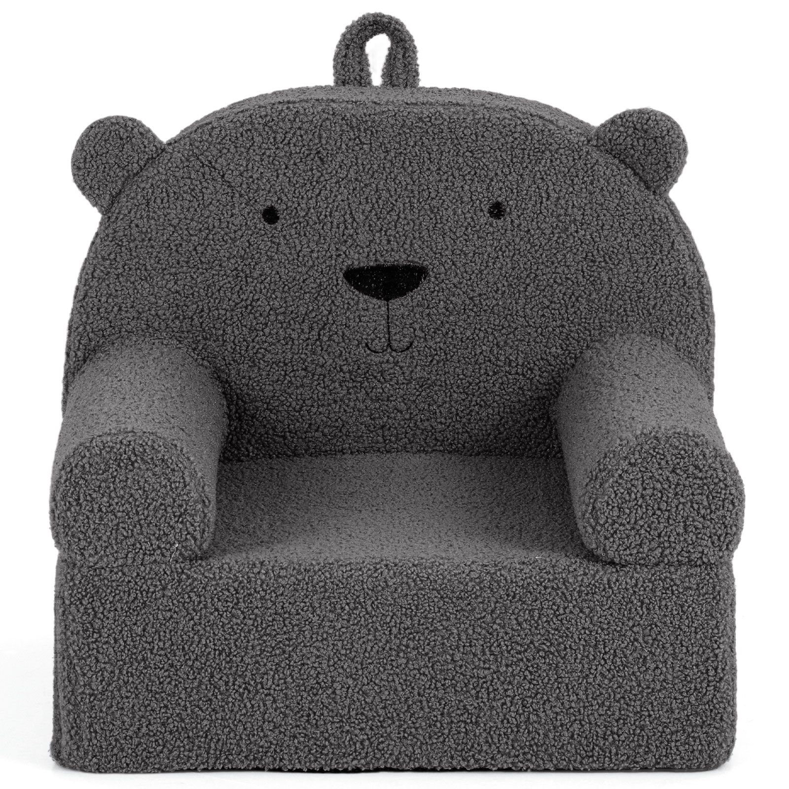 Kids Bear Sofa with Soft Fleece Fabric Cover for Playroom - Image 10