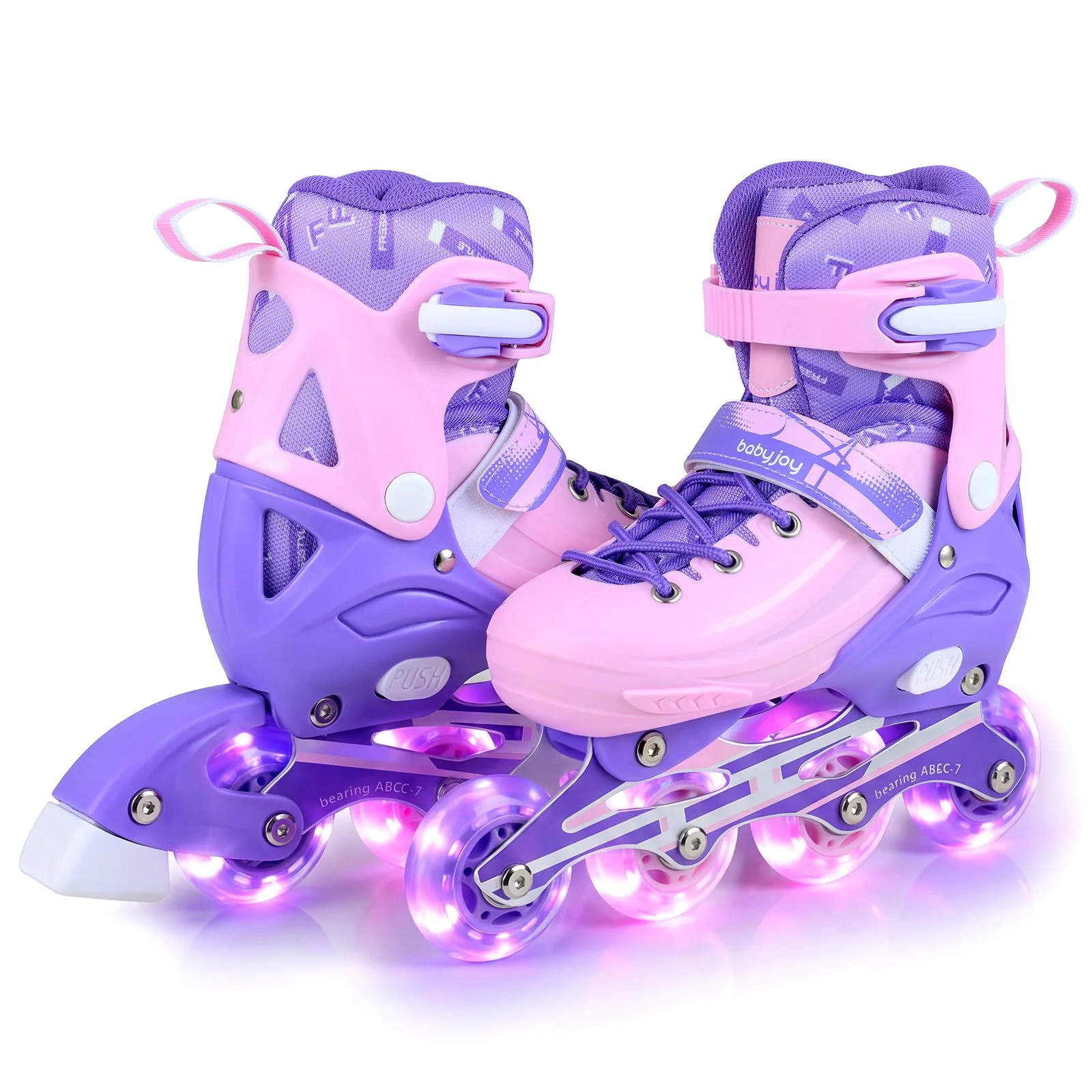 Kids Inline Skates with Illuminating Wheels and Safety Support for Toddlers - Image 12