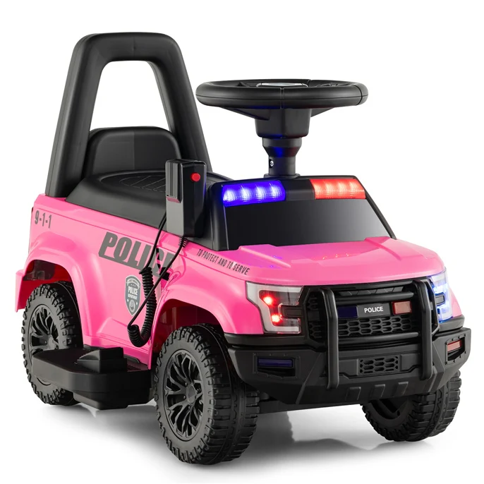 Kids Ride On Police Car 6V Electric Ride-on Vehicle Patrol Car for 18-60 Months - Image 10