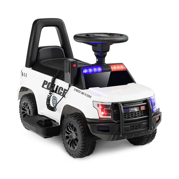 Kids Ride On Police Car 6V Electric Ride-on Vehicle Patrol Car for 18-60 Months - Image 11