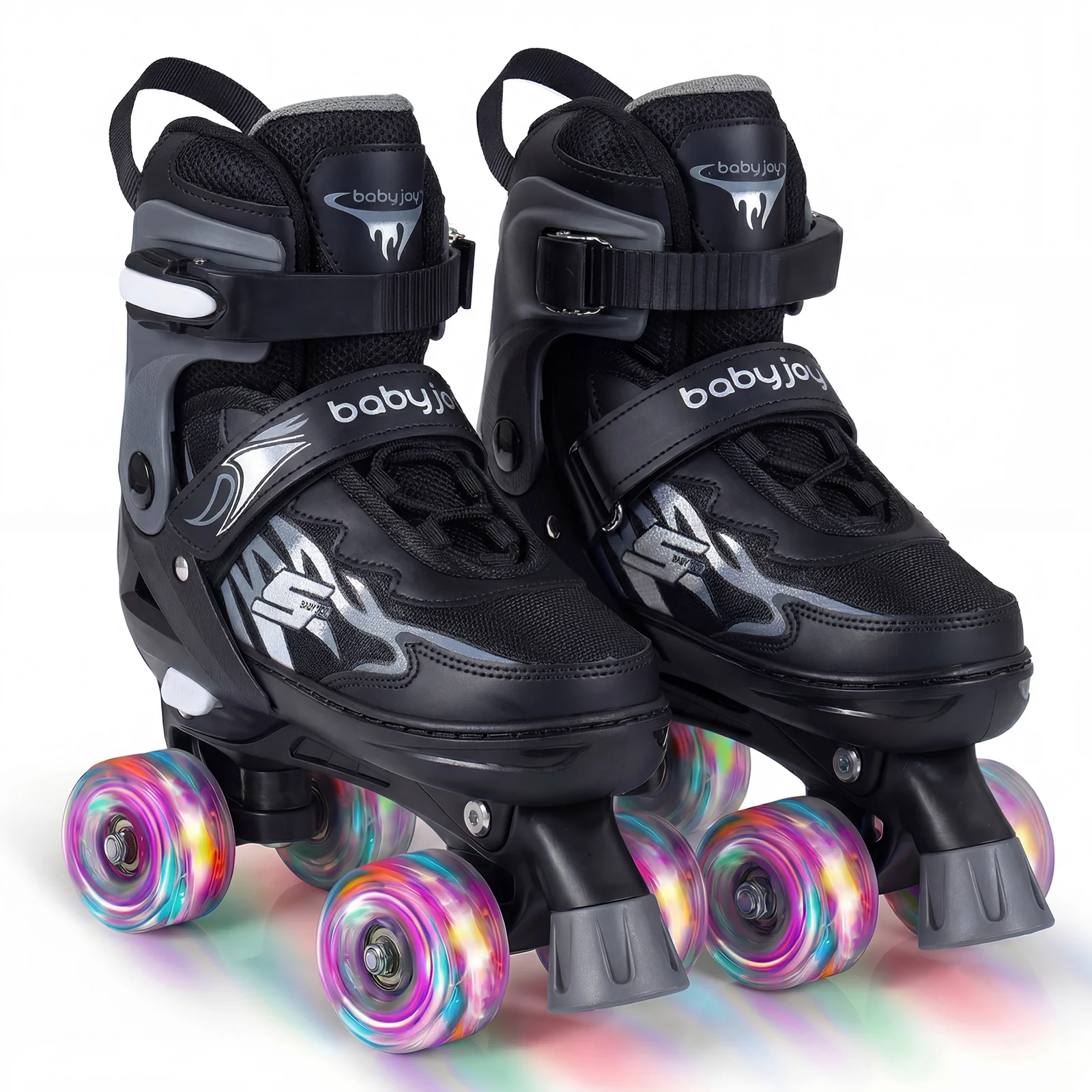 Kids Roller Skates for Teens 4 Sizes Adjustable Quad Skates for Beginners - Image 10