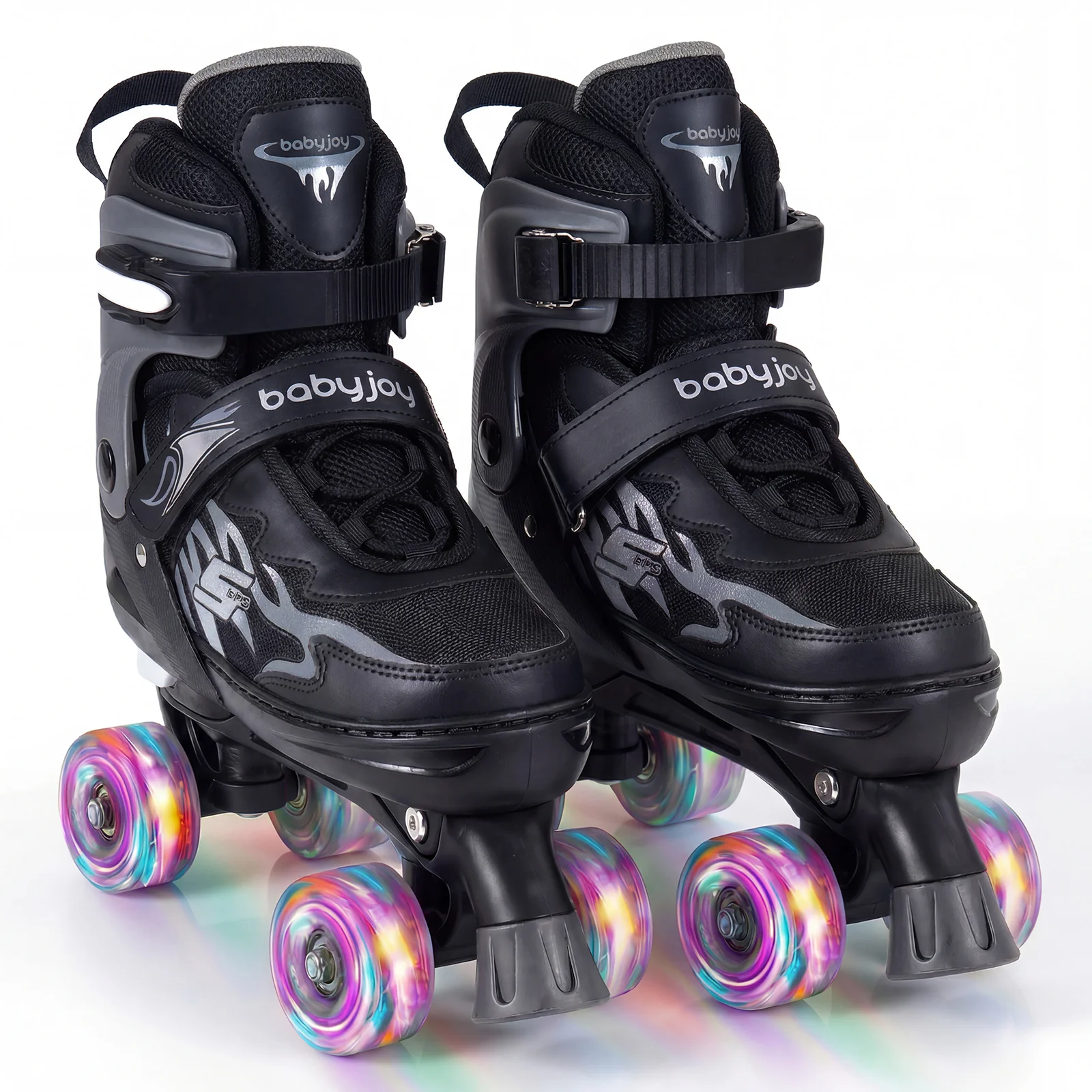 Kids Roller Skates for Teens 4 Sizes Adjustable Quad Skates for Beginners - Image 11