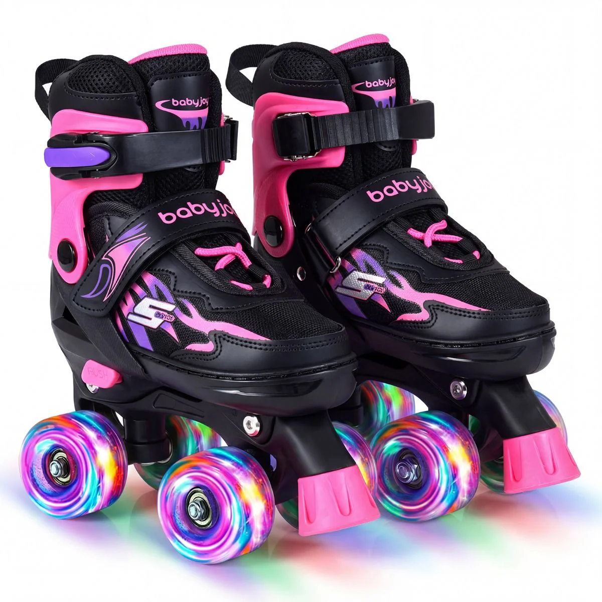 Kids Roller Skates for Teens 4 Sizes Adjustable Quad Skates for Beginners - Image 15