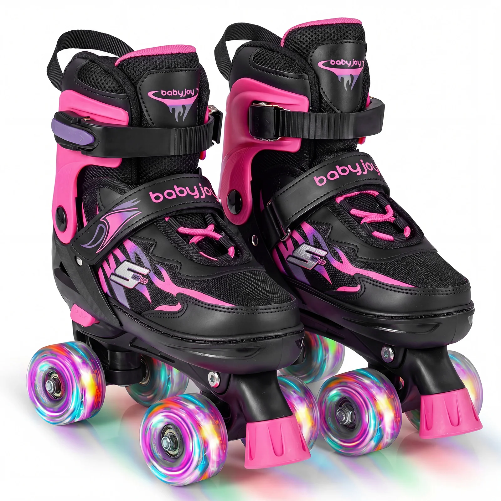 Kids Roller Skates for Teens 4 Sizes Adjustable Quad Skates for Beginners - Image 16