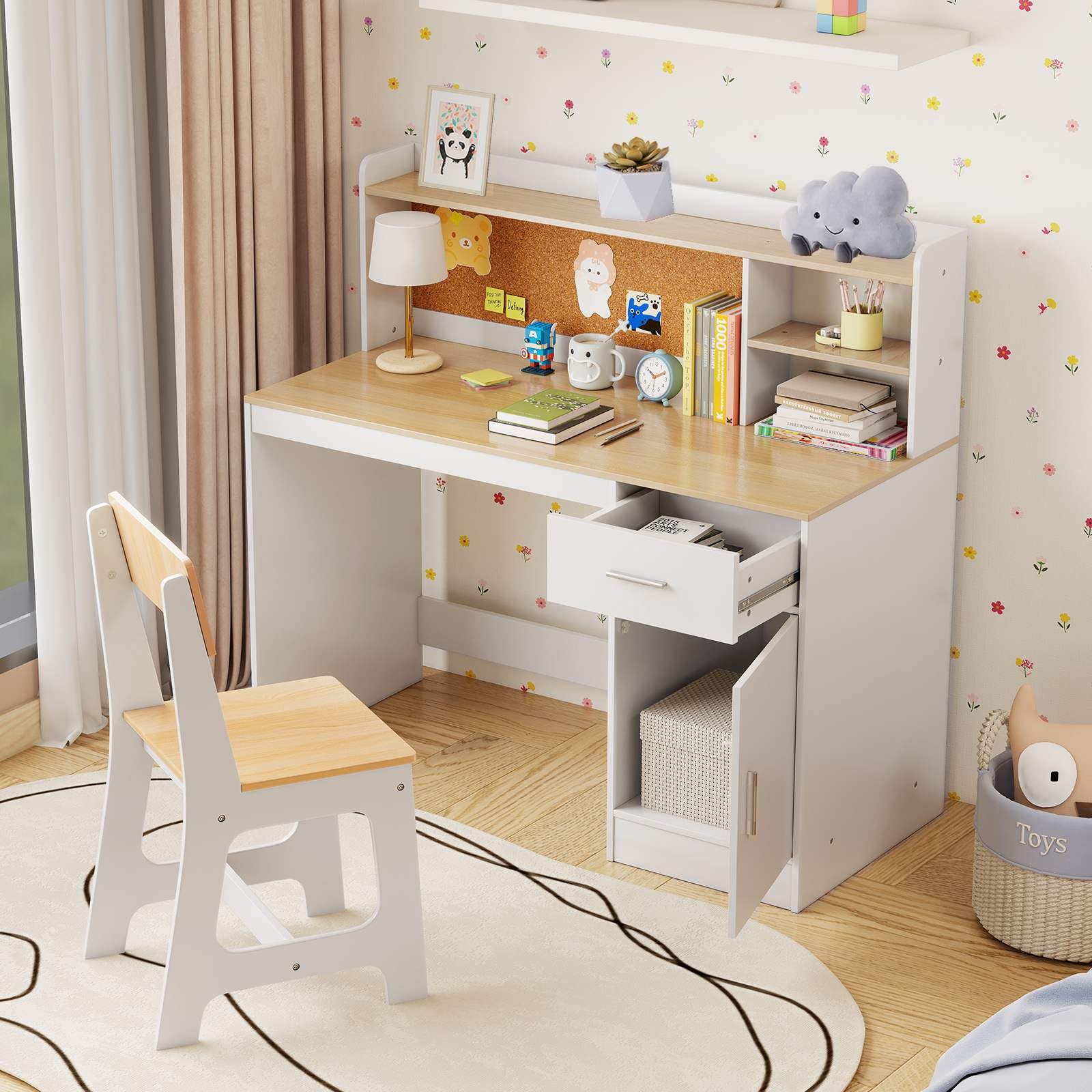 Kids Study Desk and Chair Set - Image 2