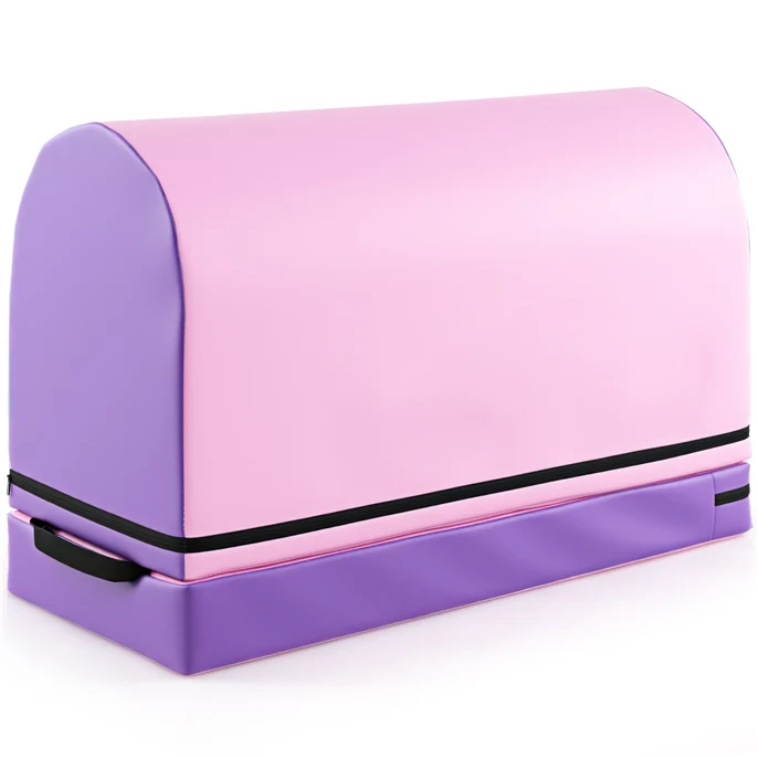 Mailbox Tumbling Aid Trainer, Gymnastics Vaulting Box w/ Detachable Mat - Image 10
