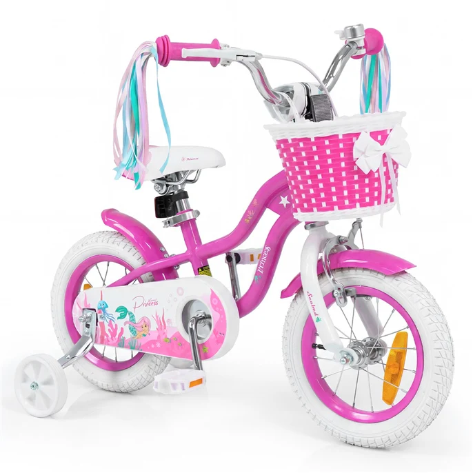 Mermaid Girls Bike with Adjustable Seat and Handlebar for Kids Aged 8+ Years Old - Image 20
