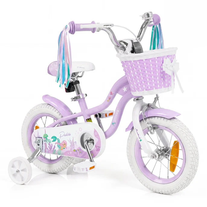 Mermaid Girls Bike with Adjustable Seat and Handlebar for Kids Aged 8+ Years Old - Image 21