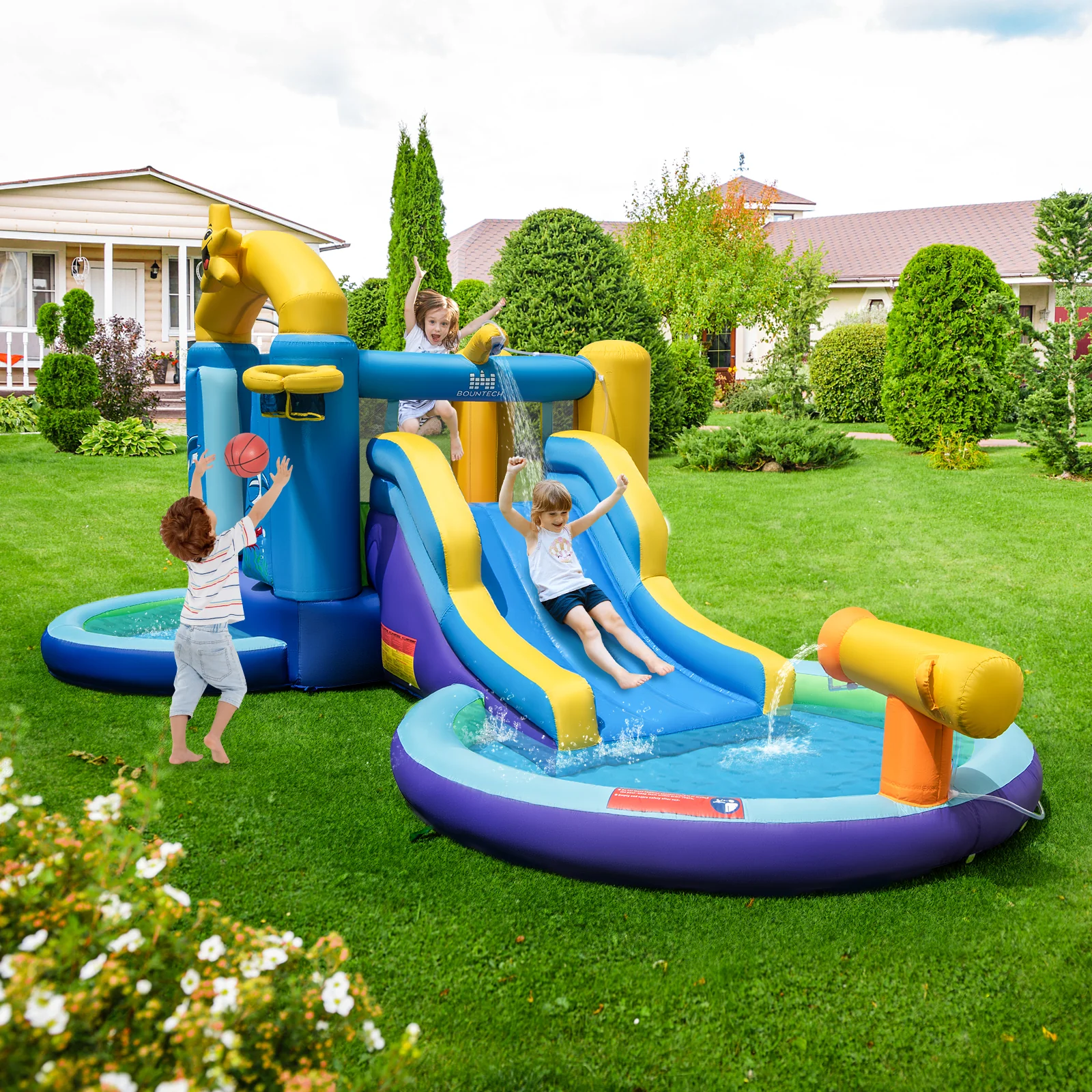 Ocean Inflatable Castle, Inflatable Bounce House, Inflatable Water Slide Park - Image 7
