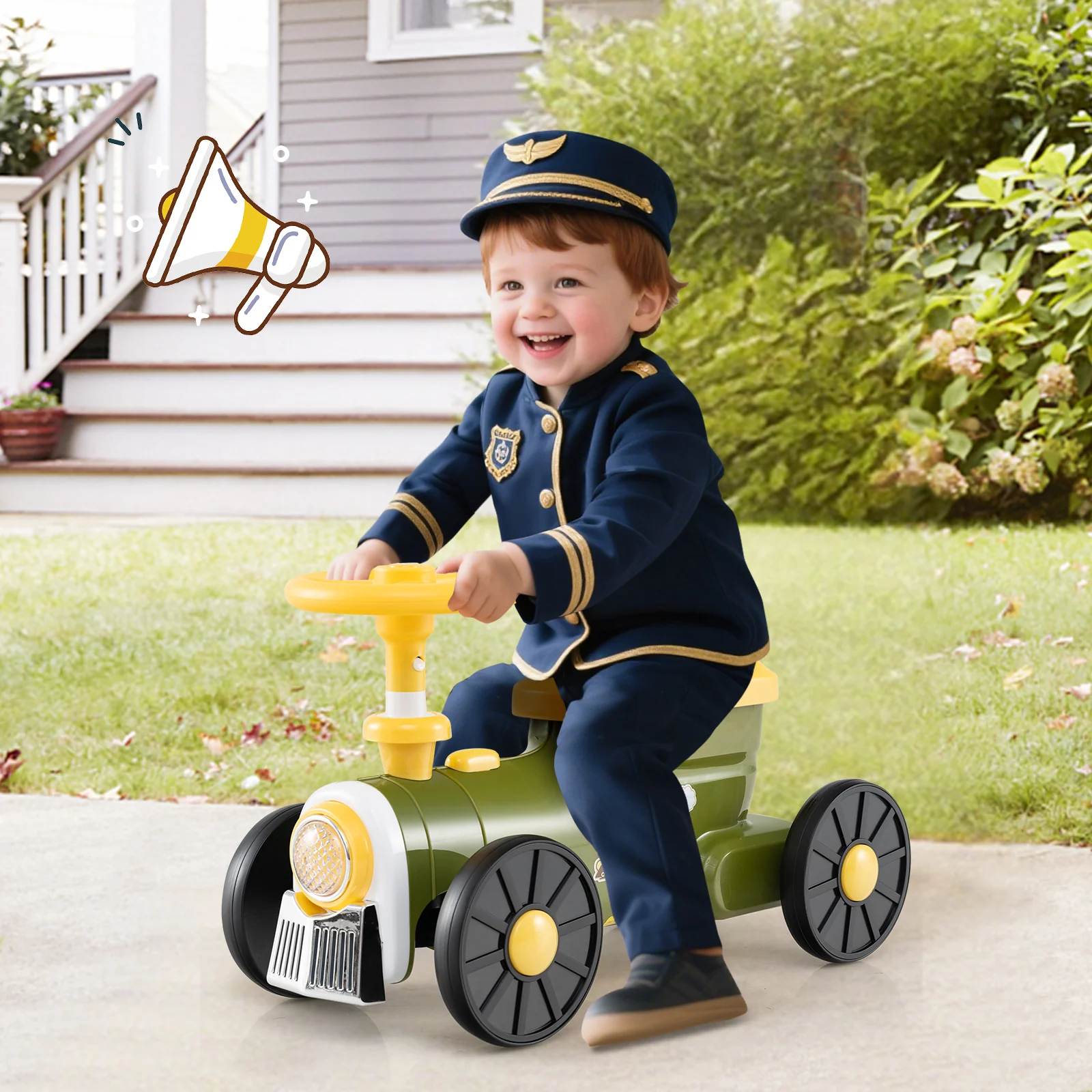 Ride on Push Car, Toddler Ride Racer for Boys Girls Aged 19-36 Months - Image 2