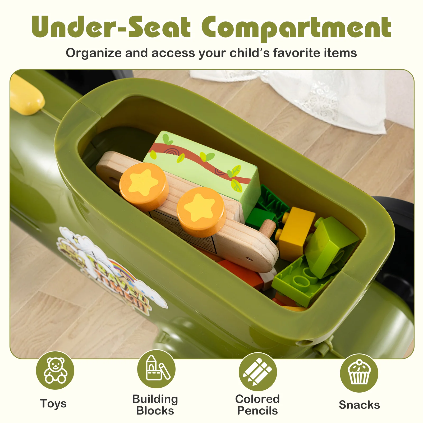Ride on Push Car, Toddler Ride Racer for Boys Girls Aged 19-36 Months - Image 3