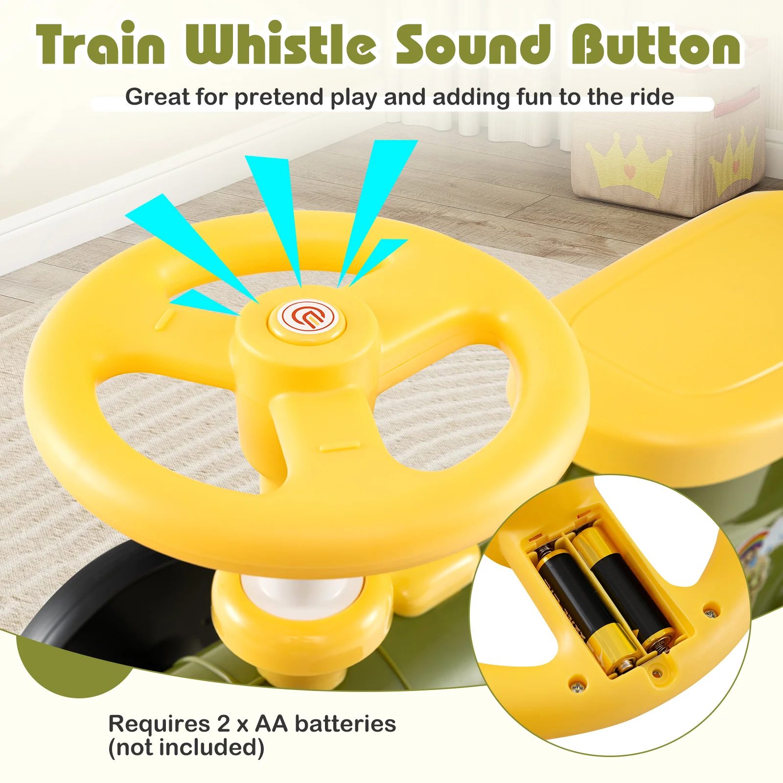 Ride on Push Car, Toddler Ride Racer for Boys Girls Aged 19-36 Months - Image 4