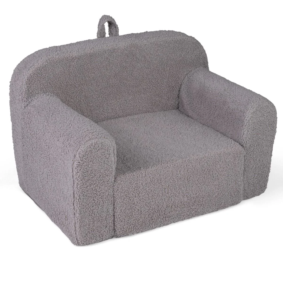 Toddler Foam Couch with Soft Fleece Fabric Cover for Playroom - Image 10