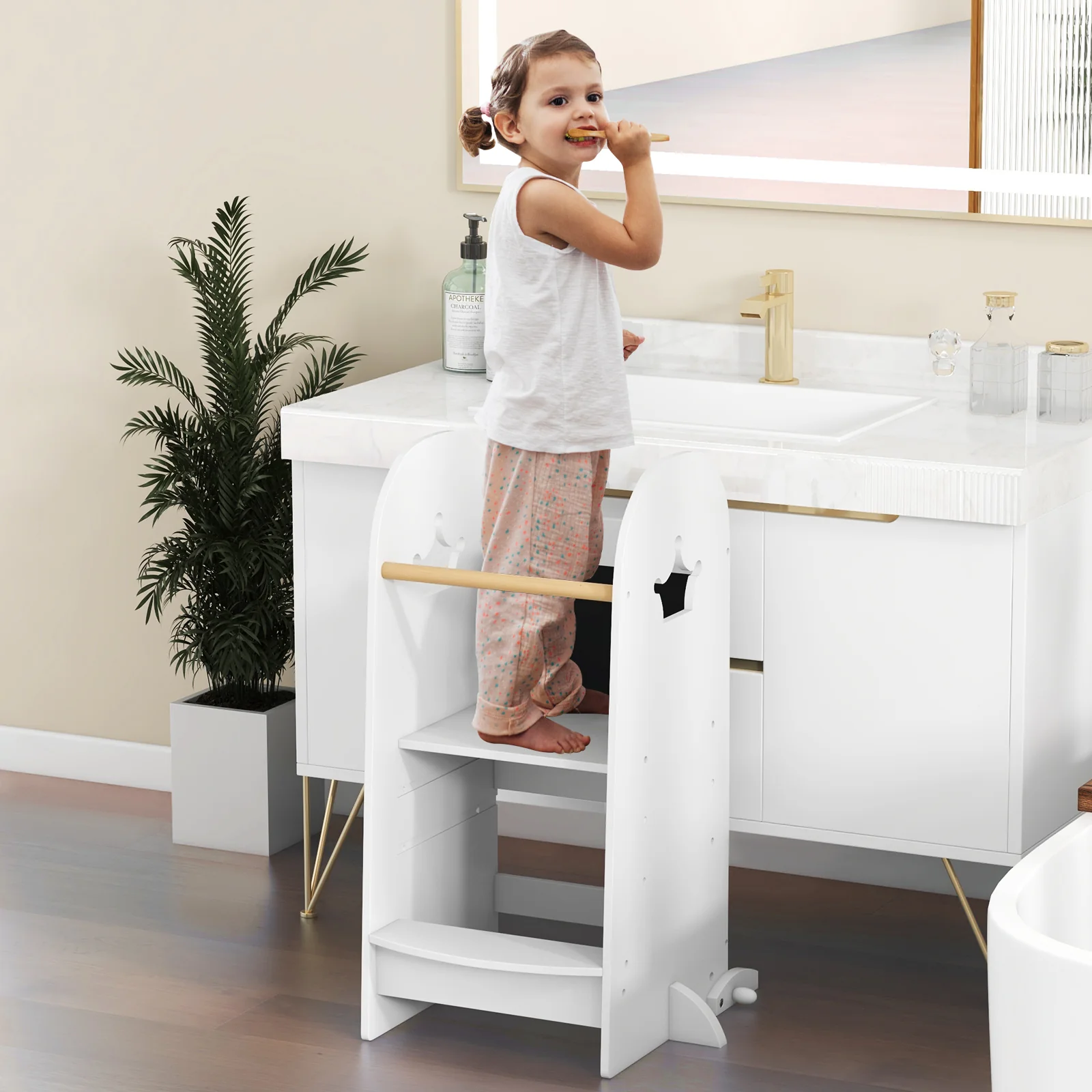 Toddler Standing Tower with 3-Level Adjustable Platform - Image 3