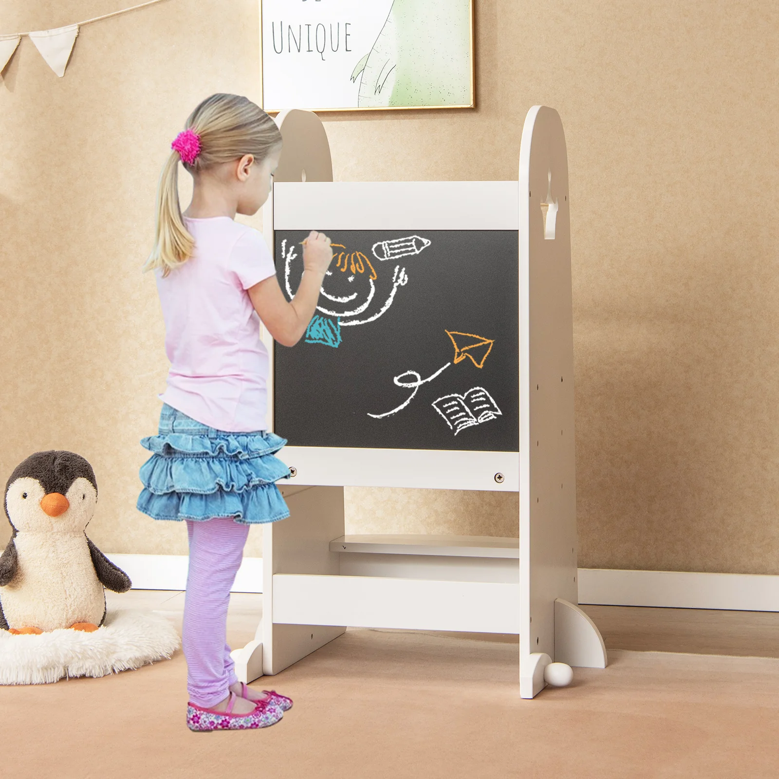 Toddler Standing Tower with 3-Level Adjustable Platform - Image 4